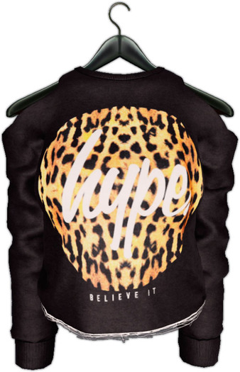 .:villena:. - crop sweatshirt hype