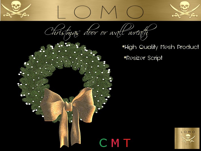 [ IBAN ] CHRISTMAS WREATH CHAMPAGNER SOLO