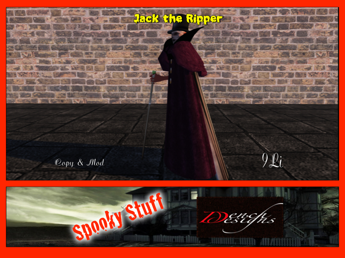 Halloween Jack the Ripper moving (with sound)