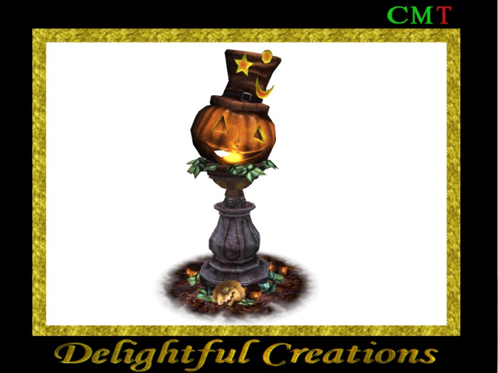 Jack-O-Lantern Statue