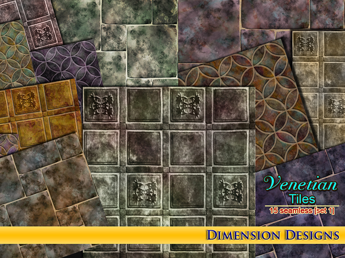 Dimension Designs Venetian Tiles Set 1