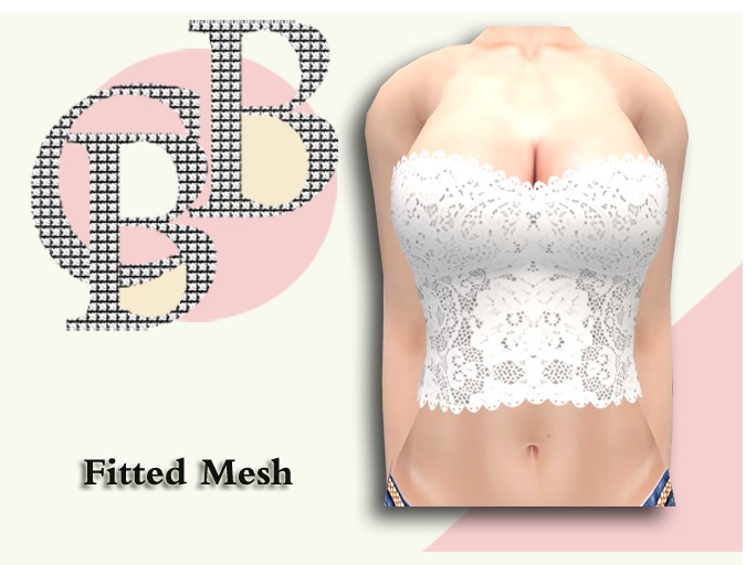 Lace strapless DEMO