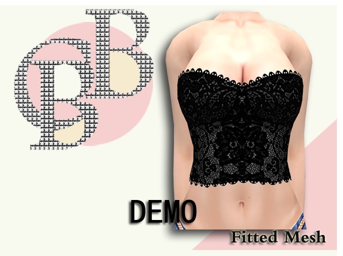 Lace strapless DEMO