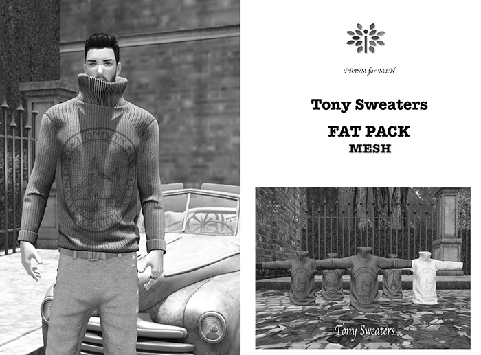 PRISM for MEN Tony sweaters DEMO