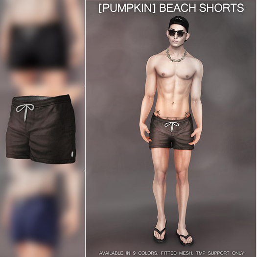 [Pumpkin]: TMP- Beach shorts: Grey- Demo