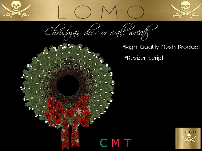 [ IBAN ] MESH CHRISTMAS WREATH STAR red