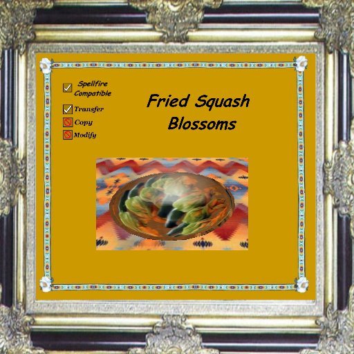 Fried Squash Blossoms - spellfire