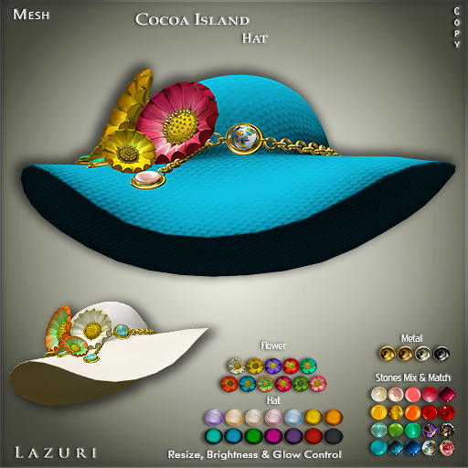 Lazuri Cocoa Island Hat