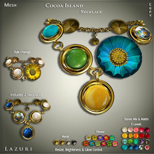 Lazuri Cocoa Island Necklace