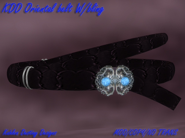 ☾MD☽ Oriental belt w/bling
