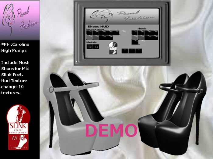 *PF::Caroline High Pumps-Mid Slink Feet DEMO