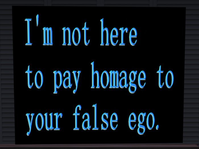 False Ego Sign