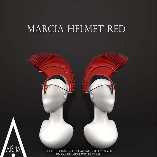.AiShA. Marcia Helmet Red 