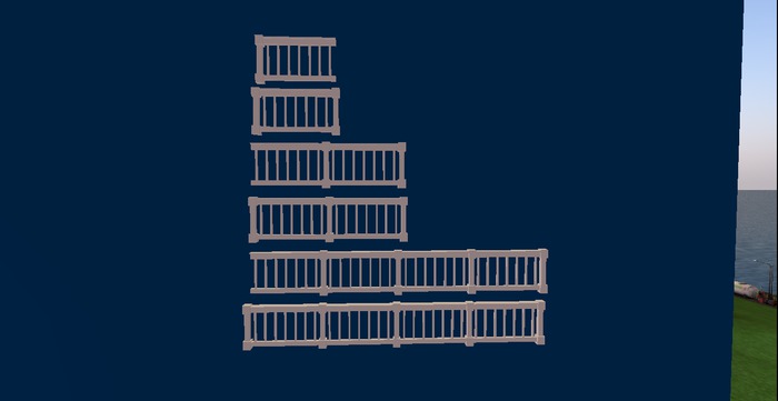 Railing Set 3 Full Perms