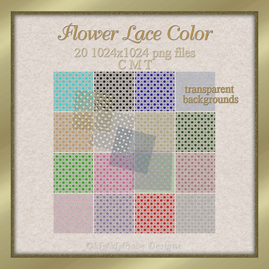 Flower Lace Colors