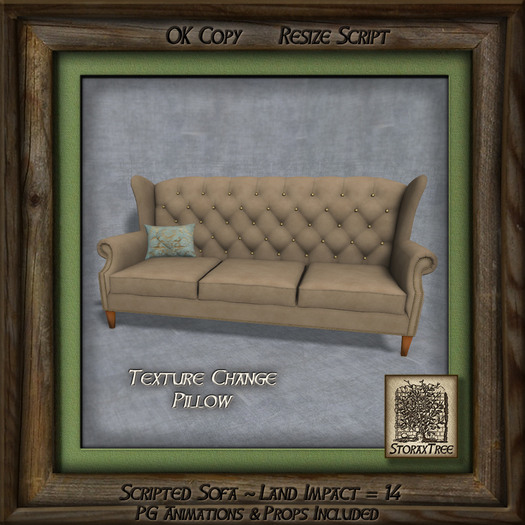 Seattle Bistro Stuffed Sofa Bf