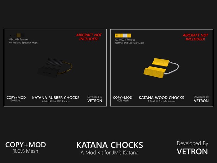 [Vetron] Katana Chocks