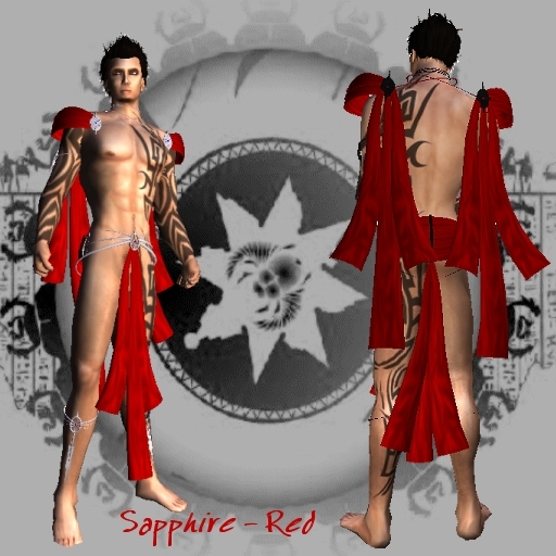 Sapphire Silks (Red) for Men