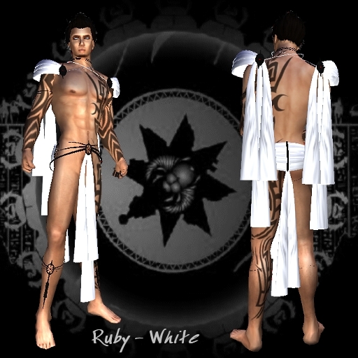 Ruby Silks (White) for Men