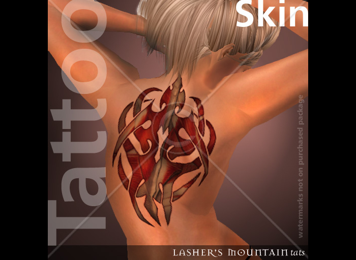 Butterfly Upper Body Tattoo - Resell