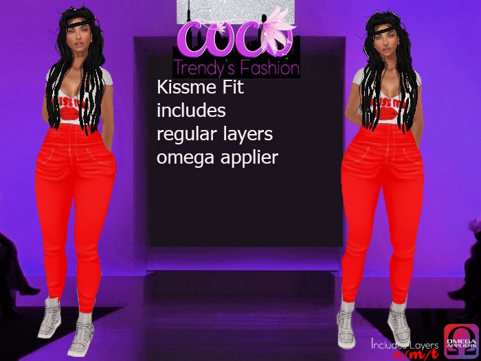 Red Kiss me Fit
