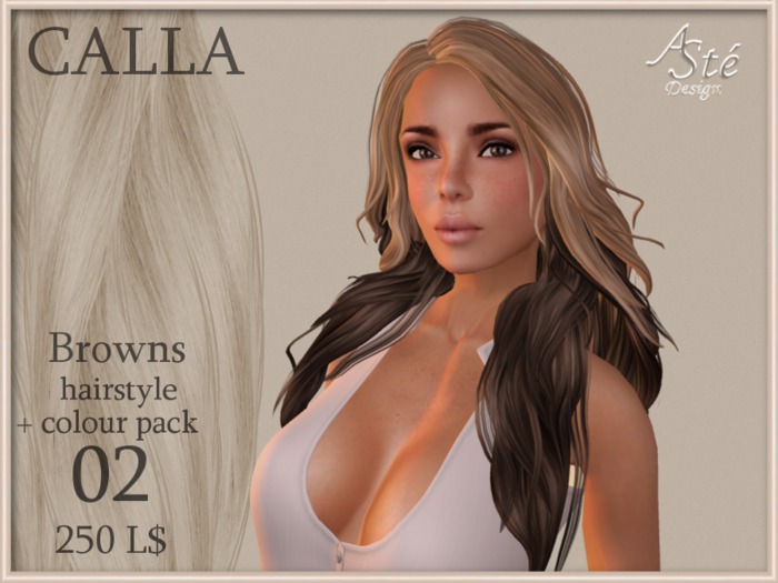 ***Aste*** HAIR 02.01 ZINNIA BLACKS