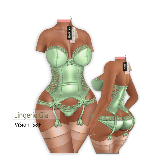 {ViSion} -S&F *Lingerie Gia - Green