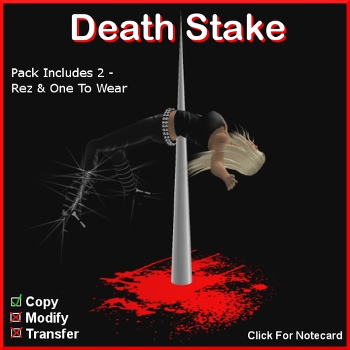 Halloween Death Stake