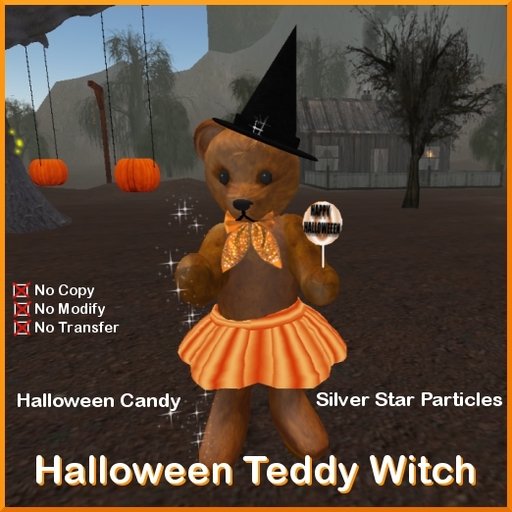 Halloween Teddy Witch