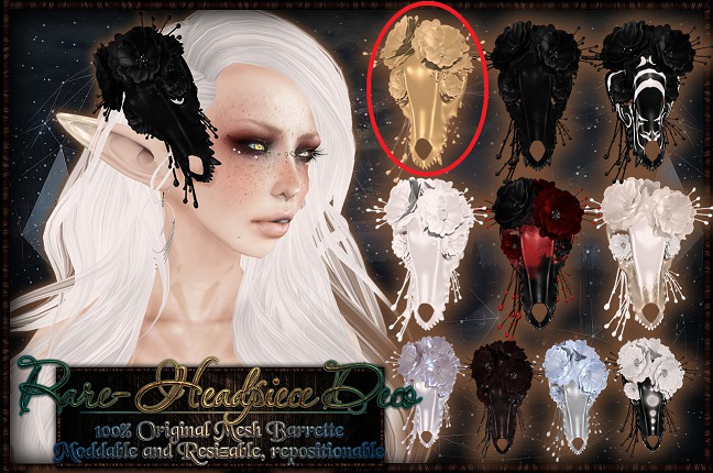 :[P]:-Muse Hair Deco:// Karat RARE