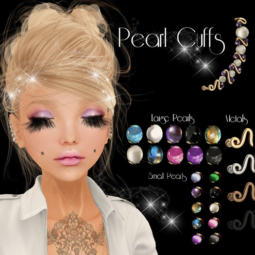 ClarityMoon~Pearl Cuffs