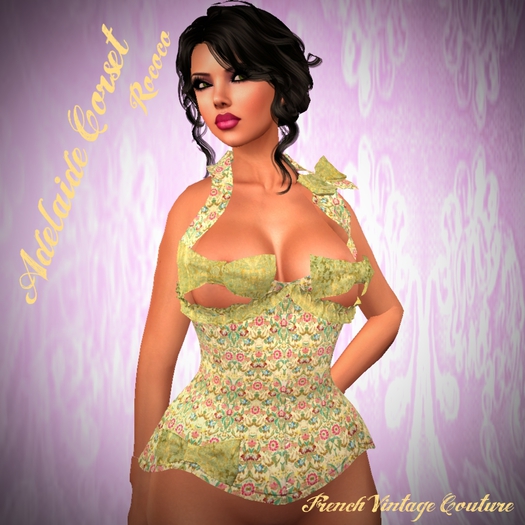 Adelaide Corset - Rococo - French Vintage Couture