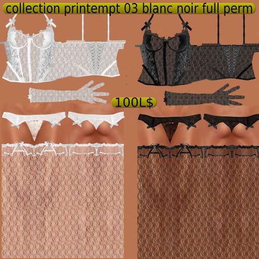 collection printempt2 blanc noir