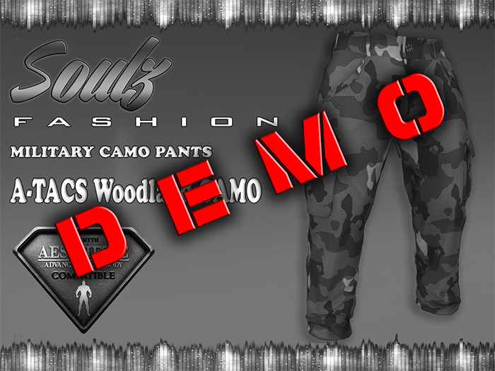 :][: Soulz Fashion :][: - 5 Min. DEMO - MILITARY CAMO PANTS