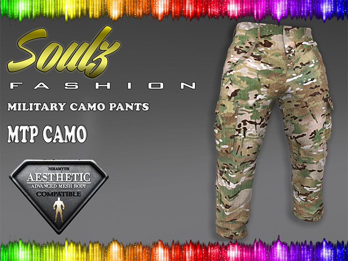 :][: Soulz Fashion :][: - MILITARY CAMO PANTS - MTP