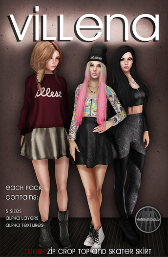 [DEMO] .:villena:. - Skater Skirt