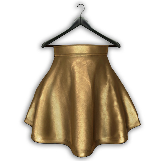 .:villena:. - Skater Skirt Gold