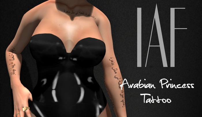 IAF Arabian Princess Tattoo