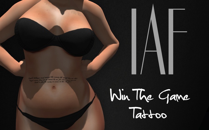 IAF Win The Game Tattoo