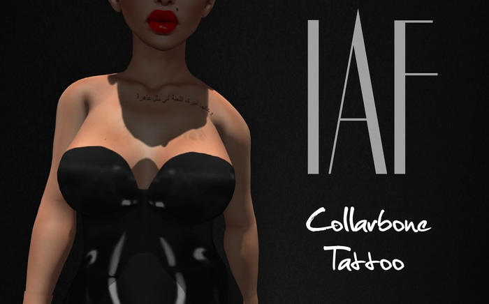 IAF Collarbone Tattoo (With Appliers)