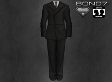 *BOND7* V-neck Longsleeve (Black)