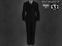 *BOND7* V-neck Longsleeve (Black)