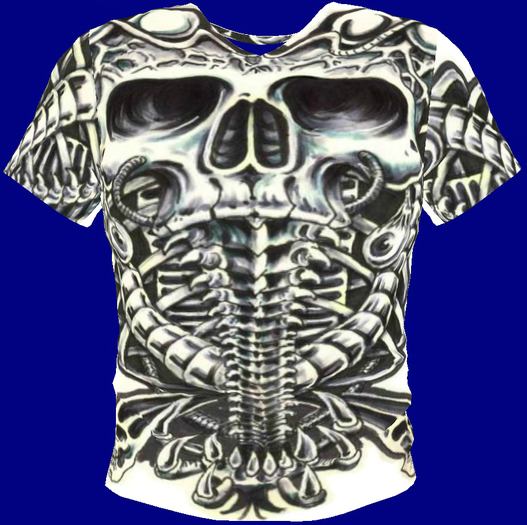 Robo Skull T-Shirt (Mesh)