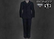 *BOND7* V-neck Longsleeve (Black)