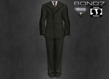 *BOND7* V-neck Longsleeve (Black)