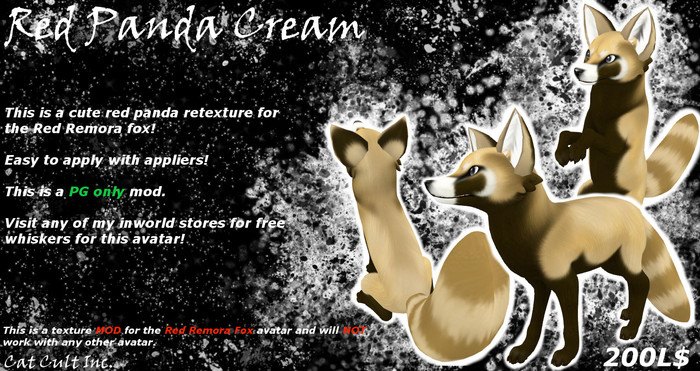 Cat Cult Inc. RR RedPanda box (Wear 2 Upack)