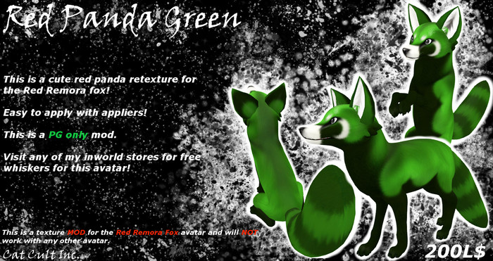 Cat Cult Inc. RR RedPanda box (Wear 2 Upack)