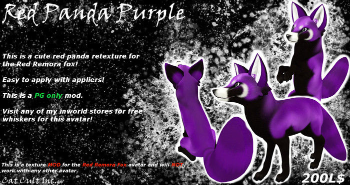 Cat Cult Inc. RR RedPanda box (Wear 2 Upack)