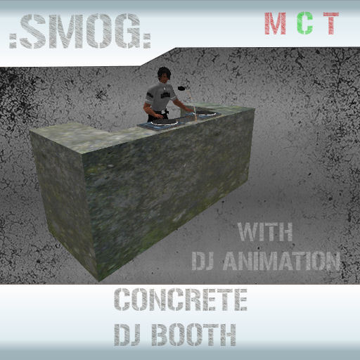 :SMOG: Concrete DJ Booth (Boxed)