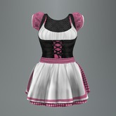 Pink Oktoberfest Gingham Mesh Dress box